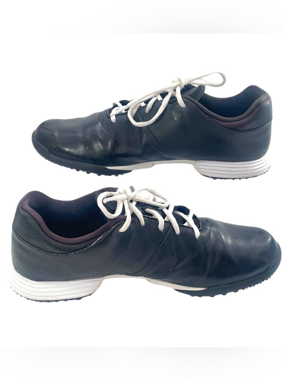 Nike Lunar Control Golf Shoes Women’s Size 8 Black White Spikes - Picture 2 of 6